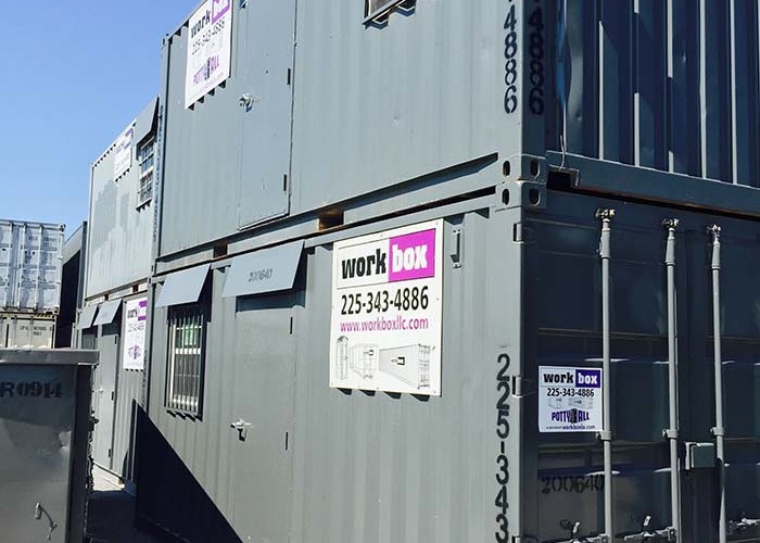 8x20 office, lunchroom, workbox, portable office, portable breakroom, roll off dumpsters, porta potties, portable restrooms, portable eye wash stations, tent rentals.