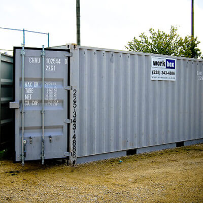 Shipping Storage Container, Workbox, 8x20 Container, Shipping Container, roll off dumpsters, portalets