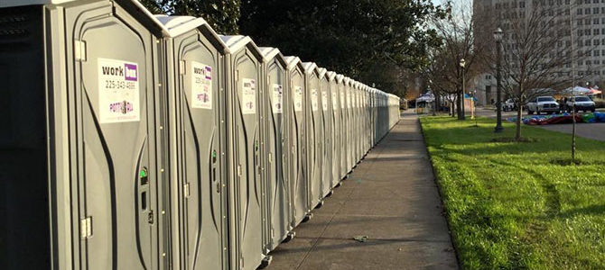 Rent a portalet in Baton Rouge, Workbox